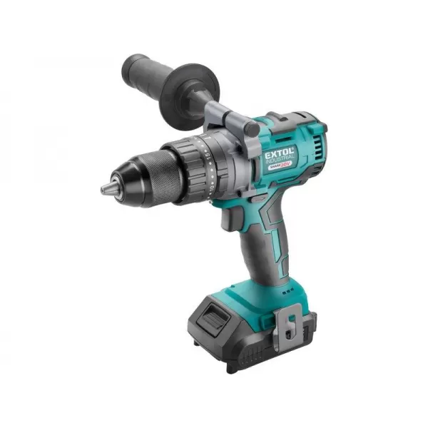 Aku příklepový vrtací šroubovák EXTOL INDUSTRIAL SHARE20V BRUSHLESS 8791800