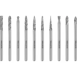 Frézy mini karbidové sada 10ks EXTOL INDUSTRIAL 8703800