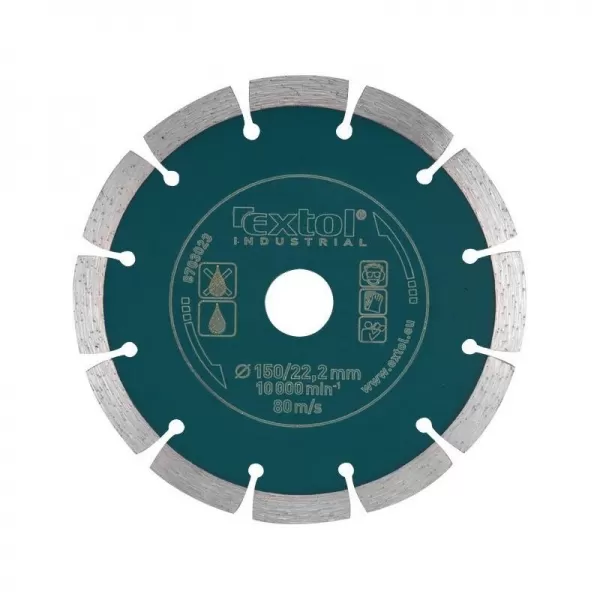 Dia kotouč řezný segmentový Grab Cut, 115x22,2mm EXTOL INDUSTRIAL 8703031