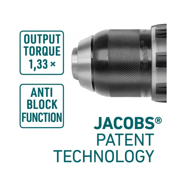Aku vrtací šroubovák s příklepem 20V/bez aku SHARE20V BRUSHLESS Extol Industrial 8791803