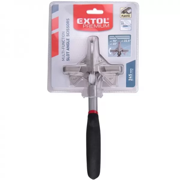 Nůžky multifunkční-úhlové na plastastové lišty a profily EXTOL PREMIUM 8831190