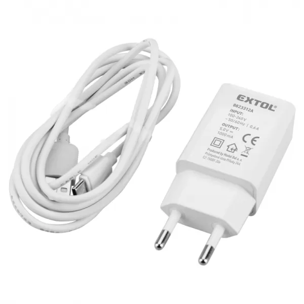 Zelený liniový křížový samonivelační laser 1H x 4V (+6D) EXTOL PREMIUM 8823312