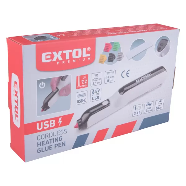 Aku tavné lepící pero EXTOL PREMIUM 8891503