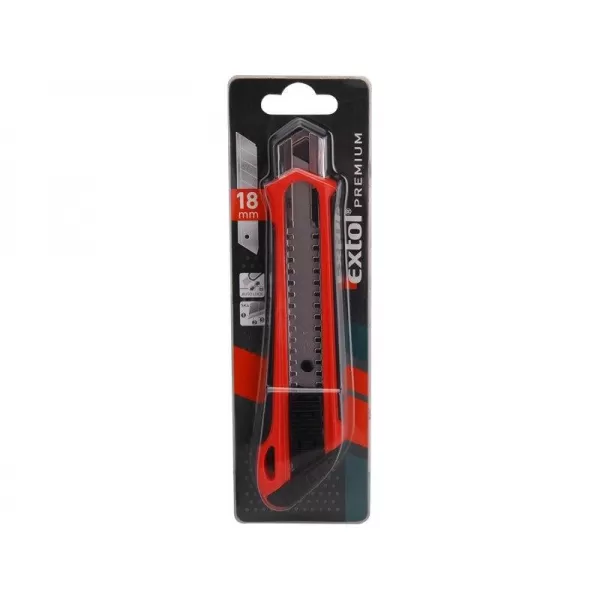 Nůž ulamovací s kovovou výztuhou 18mm EXTOL PREMIUM 8855022