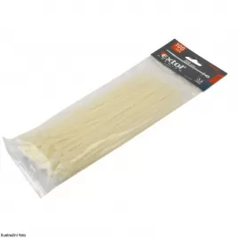 Stahovací pásky bílé 150x2,5mm 100ks EXTOL PREMIUM 8856104
