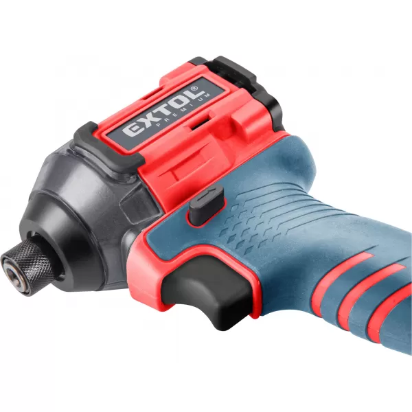 Aku rázový utahovák 1/4" 20V/2,0 Ah SHARE20V BRUSHLESS Extol Premium 8891814