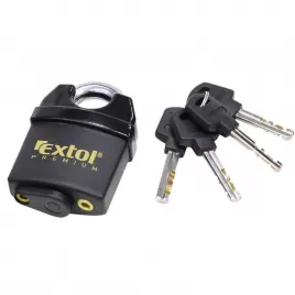 Zámek visací bezpečnostní voděodolný 50mm 4 klíče EXTOL PREMIUM 8857750