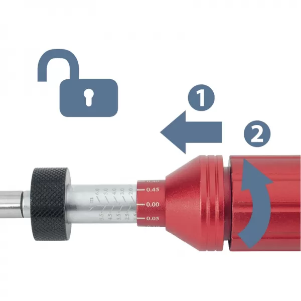 Šroubovák momentový na hroty, 1/4", 1-6Nm EXTOL PREMIUM 8825301