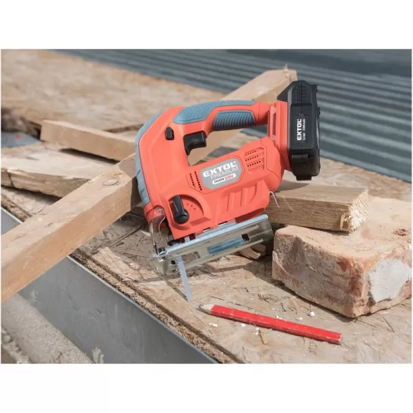 Aku přímočará pila SHARE 20V/2,0 Ah Extol Premium 8891824