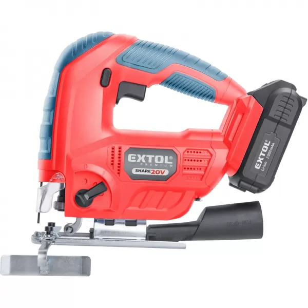 Aku přímočará pila SHARE 20V/2,0 Ah Extol Premium 8891824