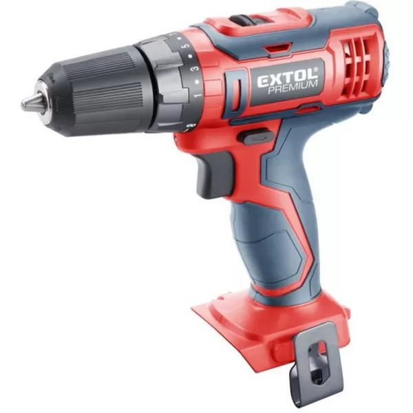 Aku vrtací šroubovák 20V, bez aku EXTOL PREMIUM 8891801