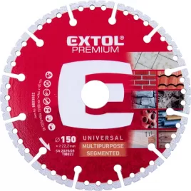 Kotouč řezný diamantový MULTI univerzální, 150x22,2x2,6mm EXTOL PREMIUM 8803002