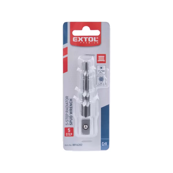 Klíč na radiátory pětistupňový, 1/2"vnější čtyřhran CrV EXTOL PREMIUM 8816202