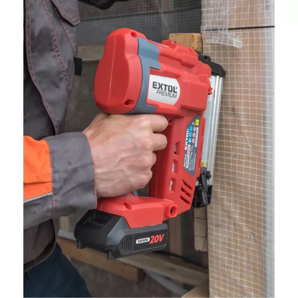 Aku hřebíkovačka / sponkovačka 20V 2,0Ah Extol Premium 8891860