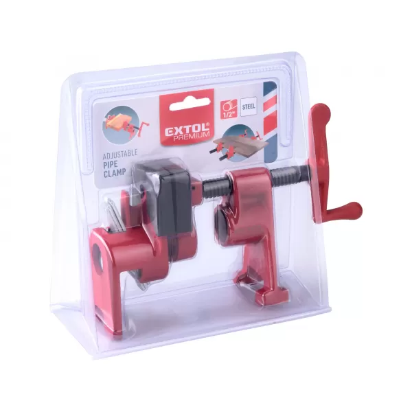 Nastavitelná trubková svěrka 1/2" EXTOL PREMIUM 8815402
