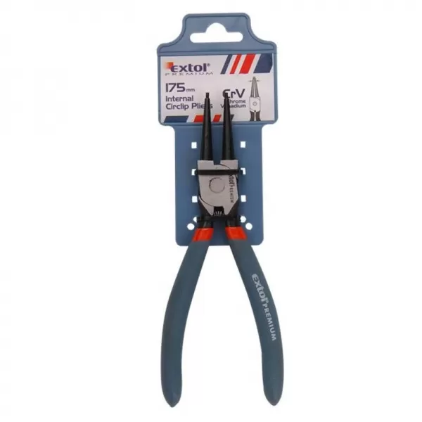 Kleště seeger přímé vnitřní 175mm CrV EXTOL PREMIUM 8813511