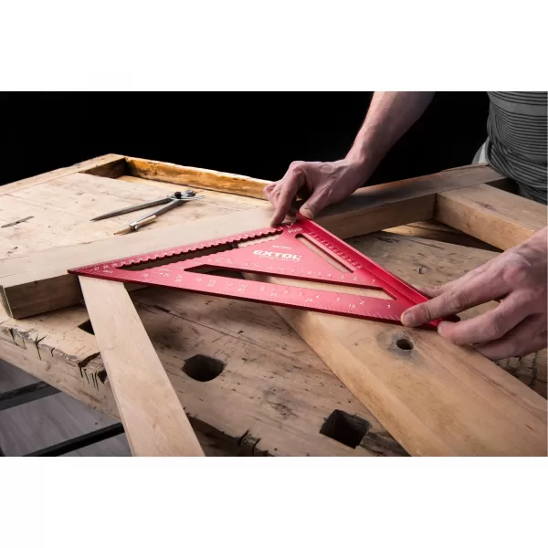 Úhelník tesařský/truhlářský víceúčelový, 300mm, kov Extol Premium 8825101