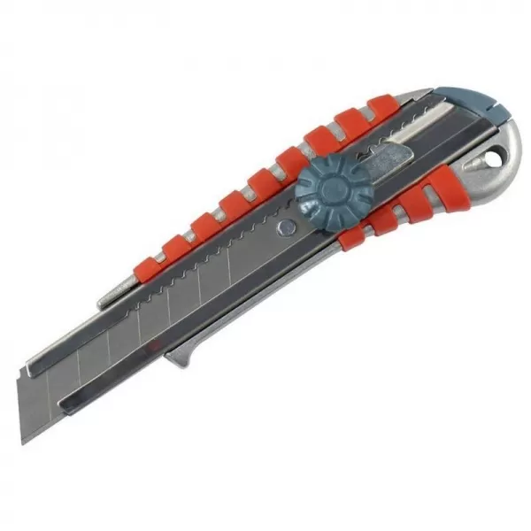 Nůž ulamovací kovový s kovovou výztuhou a kolečkem 18mm EXTOL CRAFT 8855014