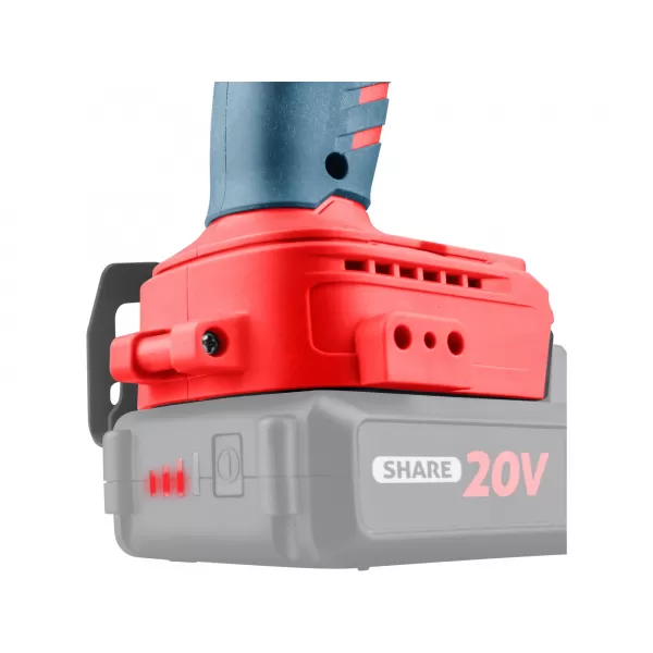 Aku rázový utahovák 1/4" 20V/bez aku SHARE20V BRUSHLESS Extol Premium 8891815