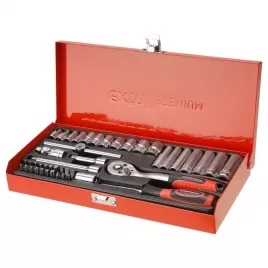 Hlavice nástrčné sada 45ks 1/4" CrV EXTOL PREMIUM 8818360