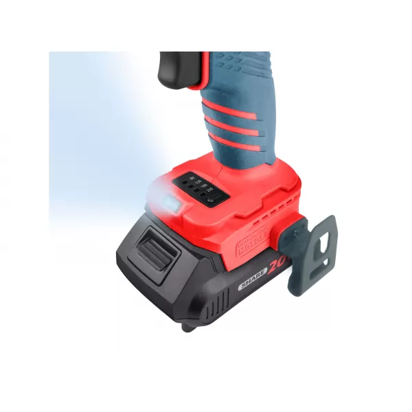 Aku rázový utahovák 1/4" 20V/2,0 Ah SHARE20V BRUSHLESS Extol Premium 8891814