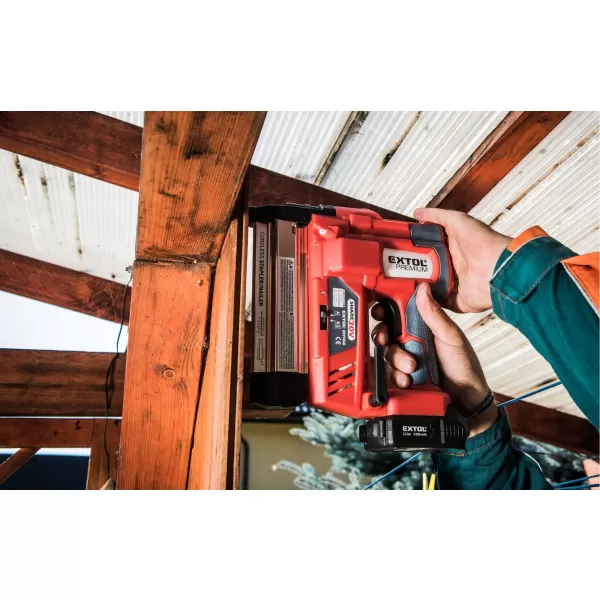 Aku hřebíkovačka / sponkovačka 20V 2,0Ah Extol Premium 8891860