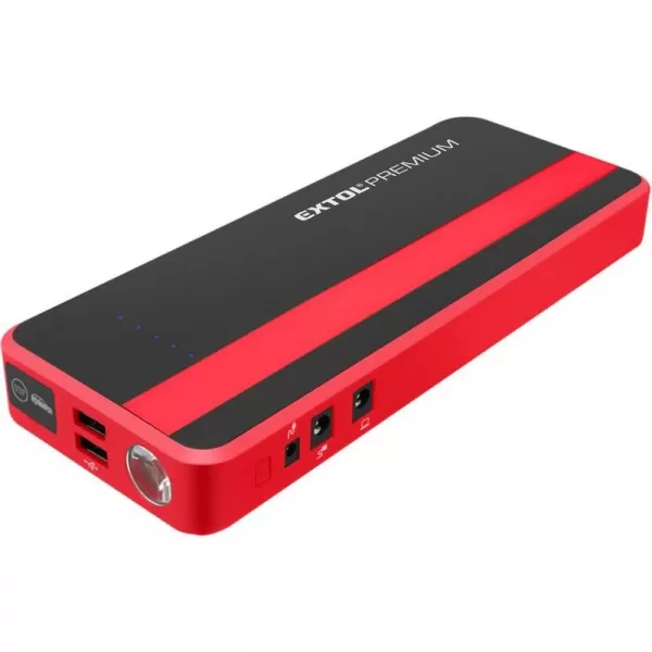Jump startér pro naftové a benzínové motory + powerbanka 5V EXTOL PREMIUM 8897321
