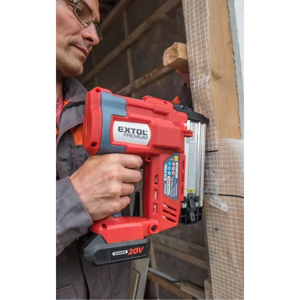 Aku hřebíkovačka / sponkovačka 20V 2,0Ah Extol Premium 8891860