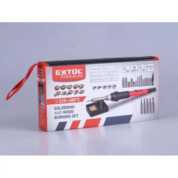 Pájka hrotová s hroty pro vypalování do dřeva EXTOL PREMIUM 8894512