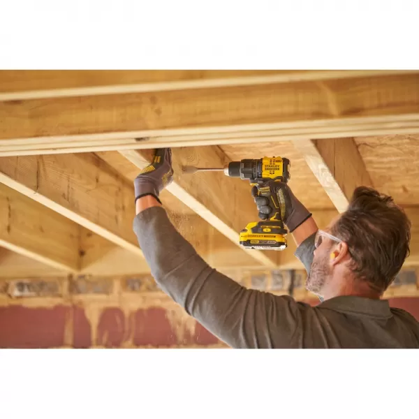 Bezuhlíková aku vrtačka s příklepem 18V/2x2,0Ah STANLEY FATMAX V20 SFMCD716D2T