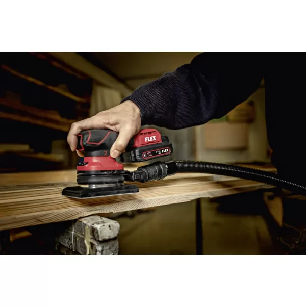 Aku vibrační bruska s regulací otáček 18V/2x2,5Ah OSE 2-80 18-EC/2.5 Set Flex 532086