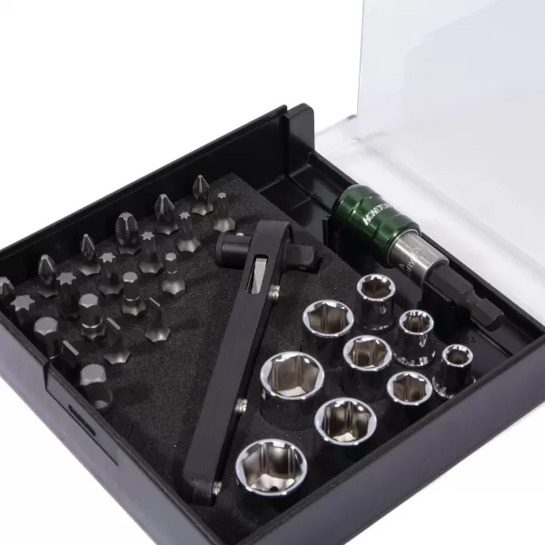 Sada hlavic a bitů 1/4” 31 dílů HONITON HW96-2731