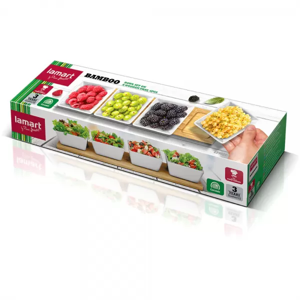 Servírovací misky 4ks Bamboo LAMART LT9020