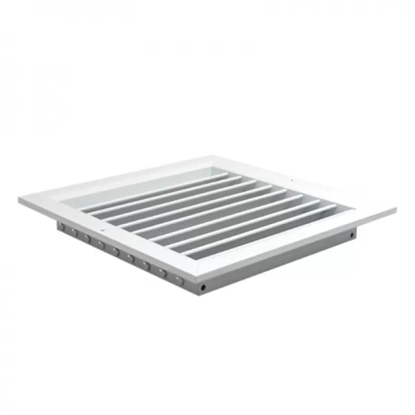 Větrací mřížka z vysoce kvalitního extrudovaného hliníku 350x350 mm, bílá DALAP 90502