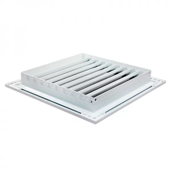 Větrací mřížka z vysoce kvalitního extrudovaného hliníku 100x100 mm, bílá DALAP 90490