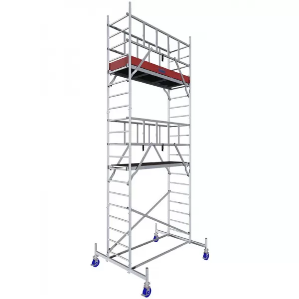 Pojízdné lešení ProTec 2,0 x 0,7, prac.výška 6,3 m