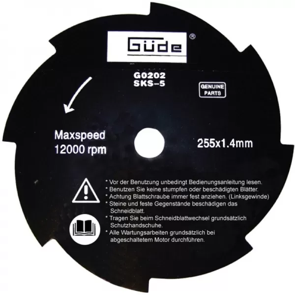 Náhradní kotouč ke křovinořezům GFS 1255 B / GFS 1501 B Güde 94034