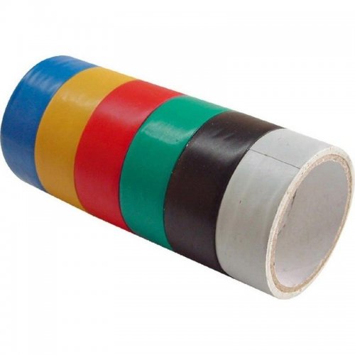 Pásky izolační PVC 19x0,13mm x 3m 6ks EXTOL CRAFT 9550