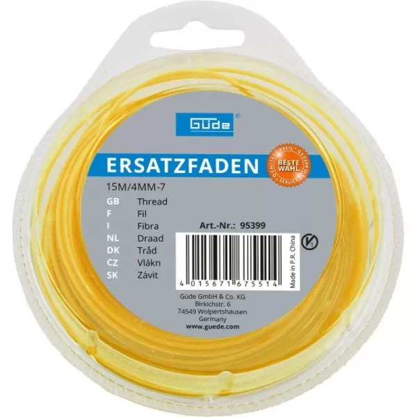 Náhradní struna 15m/4mm-7 Güde 95399