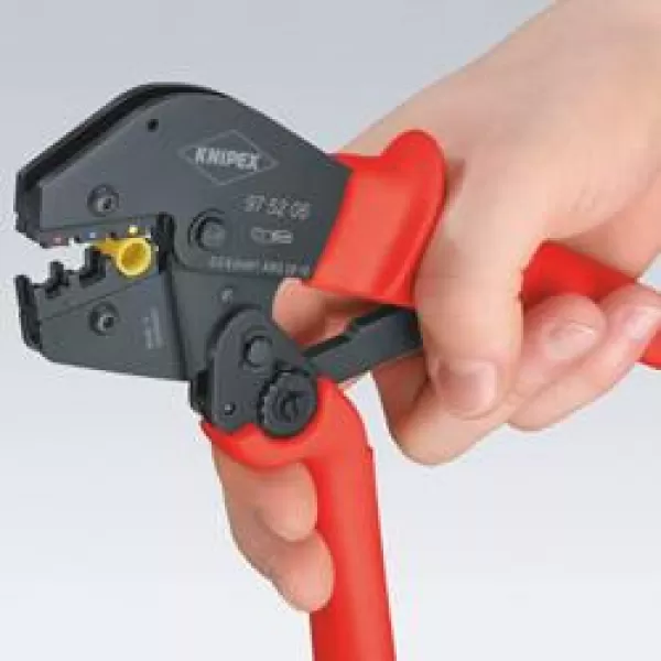 Lisovací kleště pákové také pro obsluhu oběma rukama Knipex 97 52 19