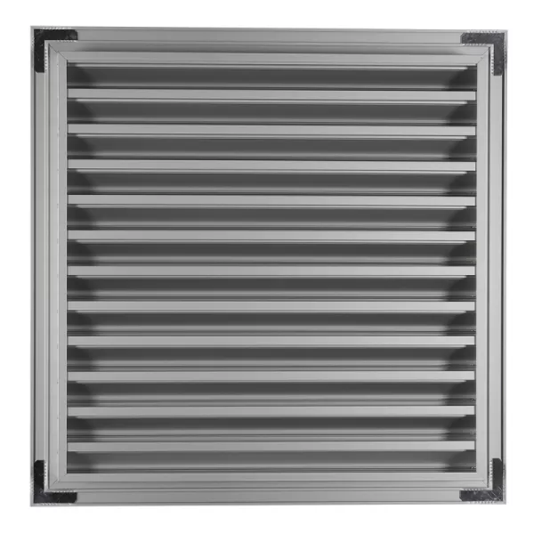 Hliníková větrací mřížka s pevnými lamelami 450x450 mm DALAP 9723