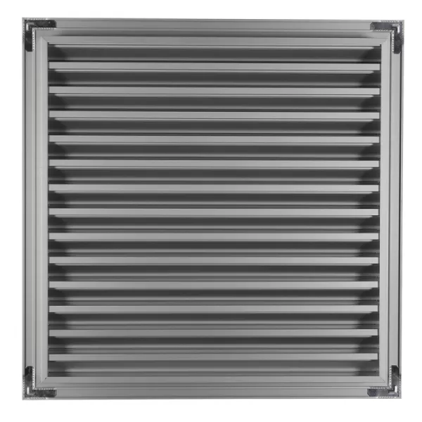 Hliníková větrací mřížka s pevnými lamelami 500x500 mm DALAP 9726