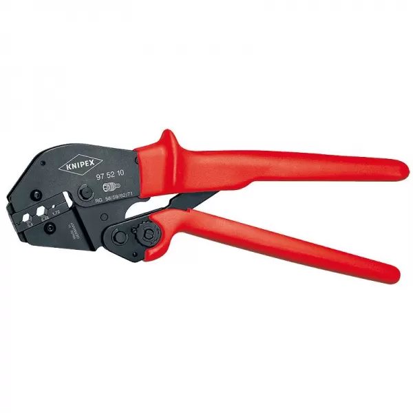 Lisovací kleště pákové také pro obsluhu oběma rukama Knipex 97 52 10