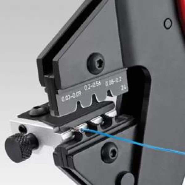 Víceúčelové systémové lisovací kleště pro vyměnitelné lisovací profily Knipex MultiCrimp 97 43 200 A