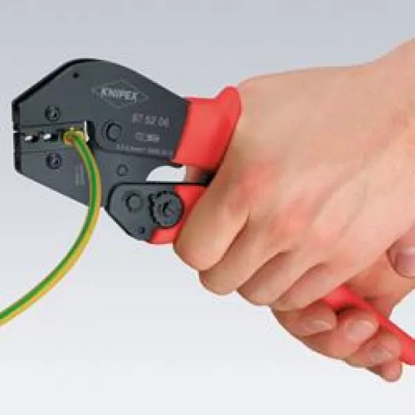 Lisovací kleště pákové také pro obsluhu oběma rukama Knipex 97 52 19