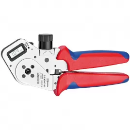 Čtyřtrnové lisovací kleště pro soustružené kontakty Knipex 97 52 63 DG