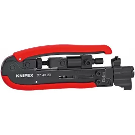 Kompresní nářadí pro koaxiální konektory Knipex 97 40 20 SB