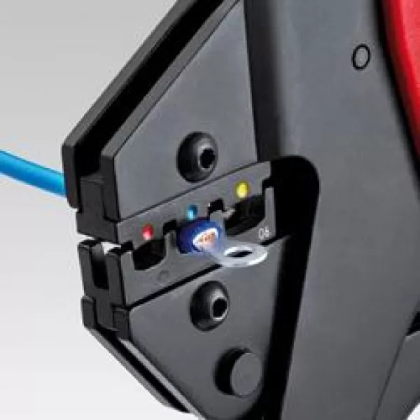 Víceúčelové systémové lisovací kleště pro vyměnitelné lisovací profily Knipex MultiCrimp 97 43 200 A