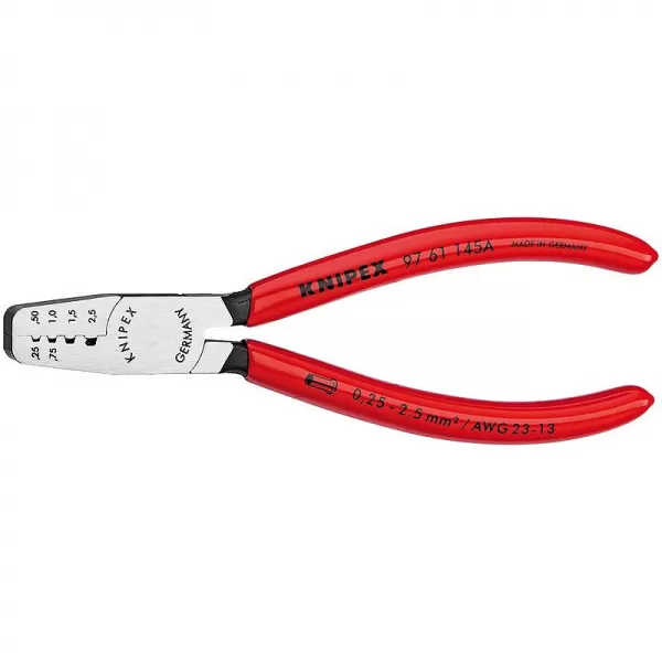 Lisovací kleště na koncové dutinky Knipex 97 61 145 A