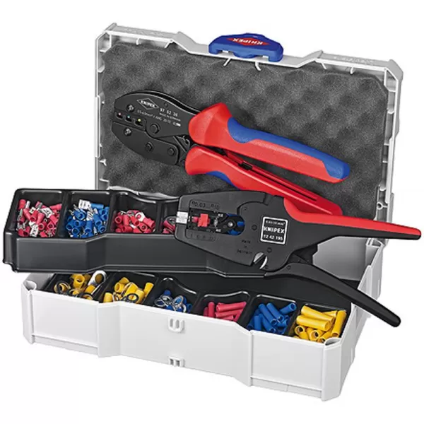 Sortiment pro zamačkávané spoje Knipex 97 90 22 pro kleště 97 52 36 a 12 42 195